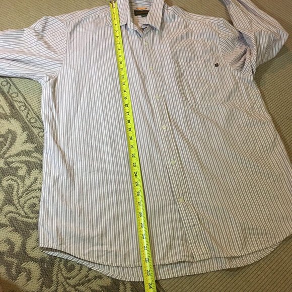 Timberland Striped Men's Button Up Long Sleeve XL - Picture 6 of 7